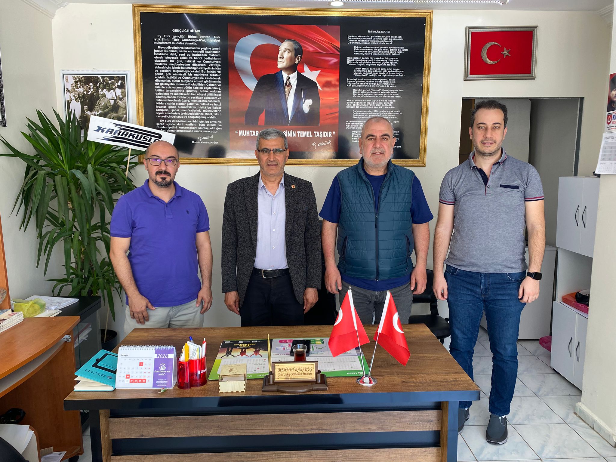 SBKY ve İktisat Bölümünden Muhtarlar Birliği’ne Ziyaret